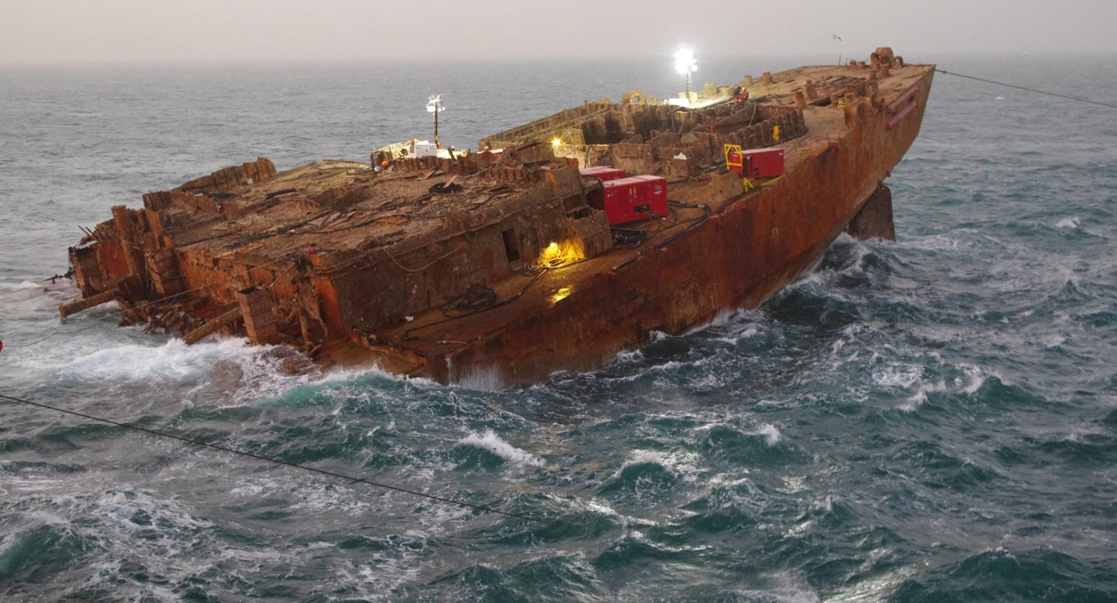 Porter Marine Salvage. Amuriyah wreck